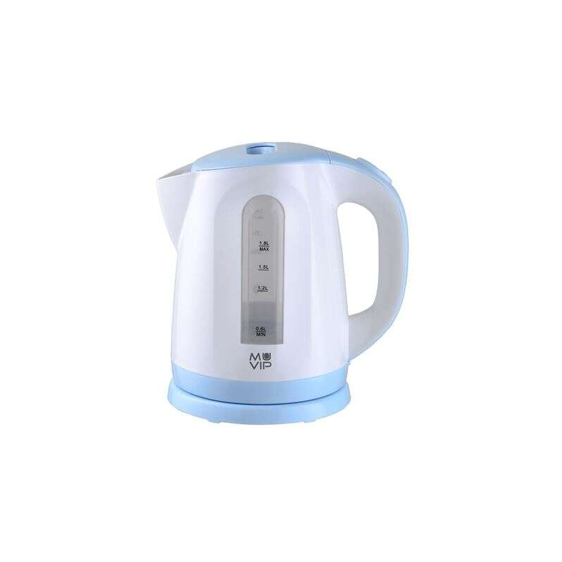 Bouilloire électrique Muvip 2200W - Capacité 1,8L - Indicateur de niveau - Base pivotante