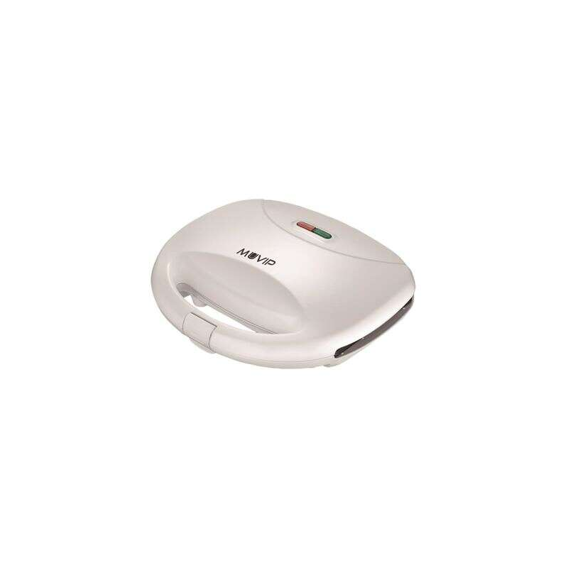 Muvip Sandwich Maker 750W - 2 Sandwiches - Plaques avec Coupe au Milieu - Nettoyage Facile