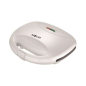 Muvip Sandwich Maker 750W - 2 Sandwiches - Plaques avec Coupe au Milieu - Nettoyage Facile
