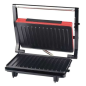 Muvip Sandwich Maker Plaque De Grill En Acier Inoxydable 750W - Plaque Supérieure Inclinable - Pression Uniforme - Poignée Cold