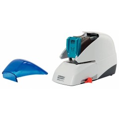 ✅ Agrafeuse électrique Rapid Supreme R5050E - 50 feuilles - Chargement de cartouche - Durable - Blanc/Bleu coul en stock