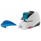 Agrafeuse électrique Rapid Supreme R5050E - 50 feuilles - Chargement de cartouche - Durable - Blanc/Bleu