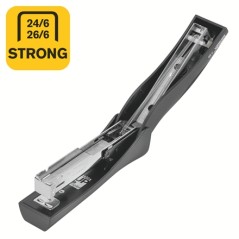 Agrafeuse verticale Rapid Ultimate F20 - Jusqu'à 20 feuilles - Pour agrafes 24/6 et 26/6 - Agrafage et clouage fermés - Couleur