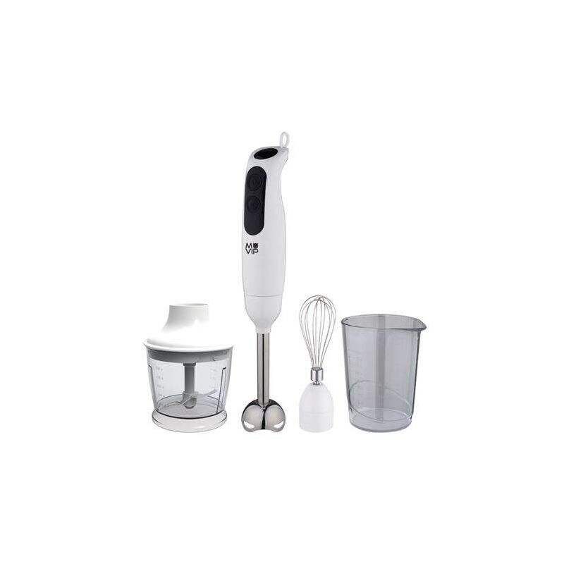 Mixeur Plongeant Muvip 500W + Accessoires - 2 Vitesses - Lame Inox - Thermostat de Sécurité