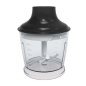 Mixeur Plongeant Inox Muvip 1200W + Accessoires - 2 Vitesses - Contrôle de Vitesse - Corps Inox