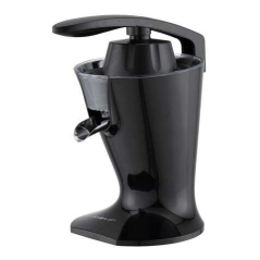 Muvip Black Design Juicer électrique 160W - Poignée confortable pour presser - Filtre en acier inoxydable - Système anti-goutte