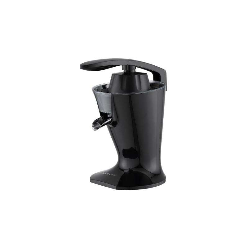 Muvip Black Design Juicer électrique 160W - Poignée confortable pour presser - Filtre en acier inoxydable - Système anti-goutte