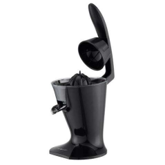 Muvip Black Design Juicer électrique 160W - Poignée confortable pour presser - Filtre en acier inoxydable - Système anti-goutte