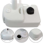 Lavabo portable Muvip avec réservoir de 17 L - Réservoir de savon de 3 L - Pompe à pied avec soufflet - Porte-serviettes inclus