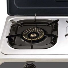 Muvip Grill Inox - Brûleur en Fonte - Brûleurs Amovibles - Base Antidérapante - Dimensions : 71X37X12,3 cm - Couleur Argent