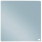 Nobo Petit Tableau Blanc Magnétique 360mmx360mm - Sans cadre - Carreaux effaçables à sec - Gris
