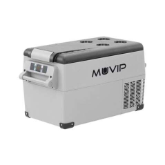 Réfrigérateur à compresseur portable Muvip 35L - Protection de la batterie du véhicule - Lumière LED - Température -20º/+20º - C