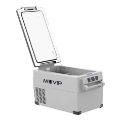 Réfrigérateur à compresseur portable Muvip 35L - Protection de la batterie du véhicule - Lumière LED - Température -20º/+20º - C