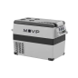 Réfrigérateur à compresseur portable Muvip 45L - Éclairage intérieur à LED - Protection de la batterie du véhicule - Température