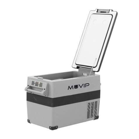 Réfrigérateur à compresseur portable Muvip 45L - Éclairage intérieur à LED - Protection de la batterie du véhicule - Température