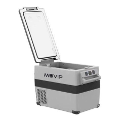 Réfrigérateur à compresseur portable Muvip 45L - Éclairage intérieur à LED - Protection de la batterie du véhicule - Température