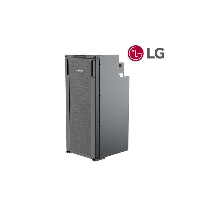 Réfrigérateur fixe Muvip avec compresseur LG 90L - Connexion 12/24/220V - Protection de la batterie - Lumière LED - Contrôle de