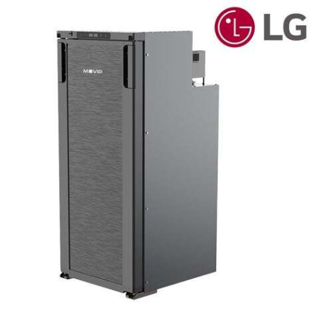 Réfrigérateur fixe Muvip avec compresseur LG 90L - Connexion 12/24/220V - Protection de la batterie - Lumière LED - Contrôle de