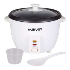 Cuiseur à Riz Muvip - Capacité 1,5 Litres - Puissance 500W - Système de Cuisson et de Chauffage - Récipient Intérieur en Alumini