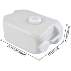 Toilettes portatives Muvip - Capacité 24 litres - Matériau en polyéthylène de haute qualité - Compatible avec les toilettes et é