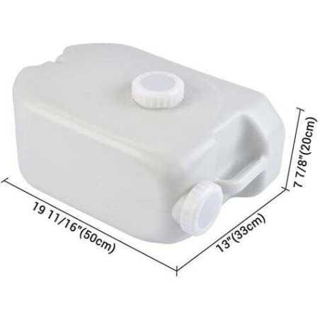 Toilettes portatives Muvip - Capacité 24 litres - Matériau en polyéthylène de haute qualité - Compatible avec les toilettes et é
