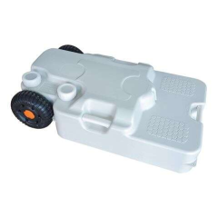 Chariot de Camping Portable Muvip - Matériau Polyéthylène de Haute Qualité - Capacité de 30 Litres - Compatible avec les Toilett