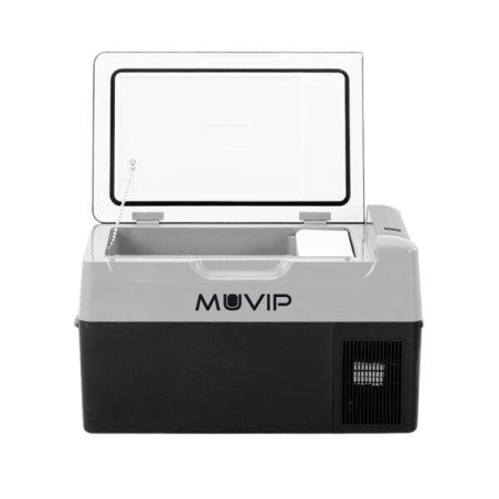 Réfrigérateur Portable à Compresseur Muvip 20 Litres 50W - Poignées de Transport - Compresseur Silencieux - Coloris Noir