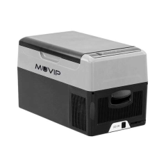 Réfrigérateur Portable à Compresseur Muvip 20 Litres 50W - Poignées de Transport - Compresseur Silencieux - Coloris Noir