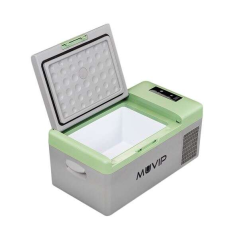 Réfrigérateur Portable à Compresseur Muvip 15 Litres 50W - Poignées de Transport - Compresseur Silencieux - Couleur Gris