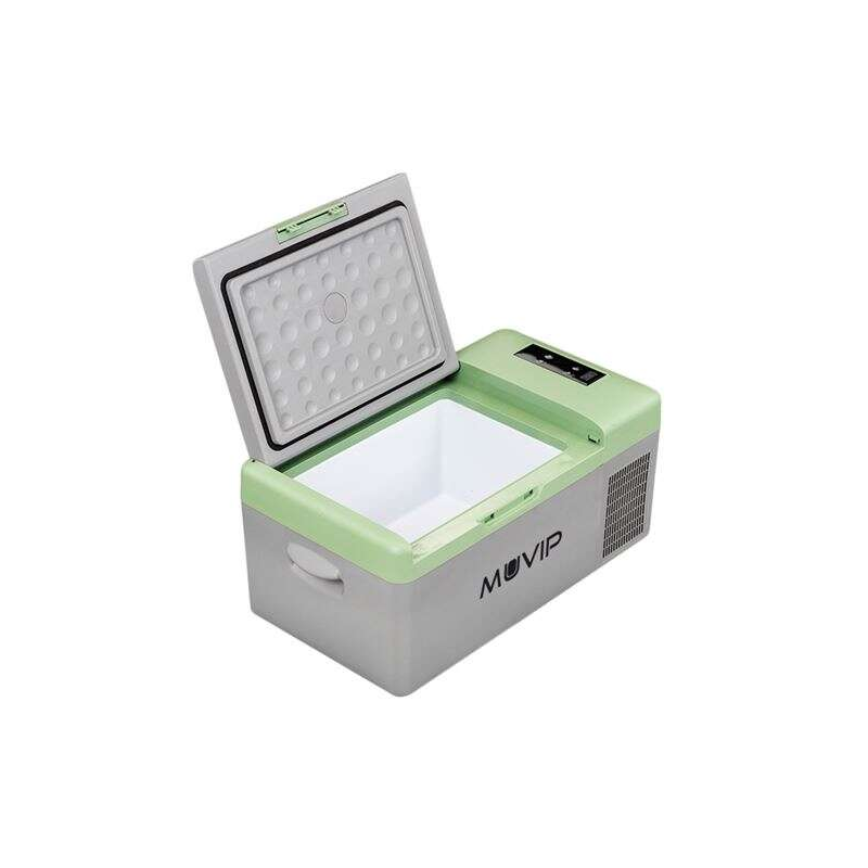 Réfrigérateur Portable à Compresseur Muvip 15 Litres 50W - Poignées de Transport - Compresseur Silencieux - Couleur Gris
