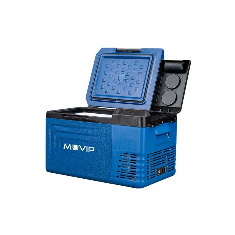 Réfrigérateur Portable à Compresseur Muvip Bleu 19 Litres - Température entre -20º/+20º - Poignées de transport - Compresseur si