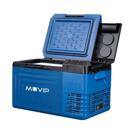 Réfrigérateur Portable à Compresseur Muvip Bleu 19 Litres - Température entre -20º/+20º - Poignées de transport - Compresseur si