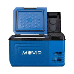 Réfrigérateur Portable à Compresseur Muvip Bleu 19 Litres - Température entre -20º/+20º - Poignées de transport - Compresseur si