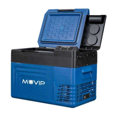 Réfrigérateur Portable à Compresseur Muvip Bleu 24 Litres - Poignées de Transport - Compresseur Silencieux - Coloris Bleu