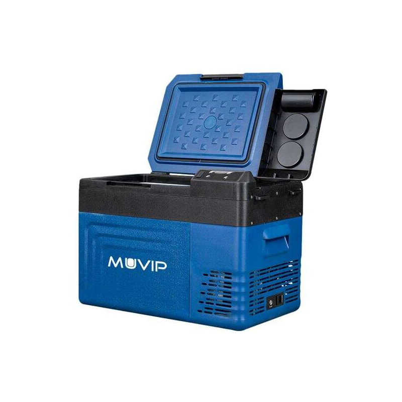 Réfrigérateur Portable à Compresseur Muvip Bleu 24 Litres - Poignées de Transport - Compresseur Silencieux - Coloris Bleu