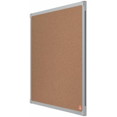 ✅ Tableau d'affichage en liège Nobo Essence 600 x 450 mm - Montage en angle - Dessus en liège - Cadre en alumi en stock