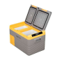 Réfrigérateur Portable Muvip avec Compresseur 24 Litres Double Zone - Compresseur Silencieux - Couleur Jaune