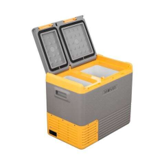 Muvip Réfrigérateur Portable avec Compresseur 40 Litres Double Zone - Poignées de Transport - Compresseur Silencieux - Coloris G