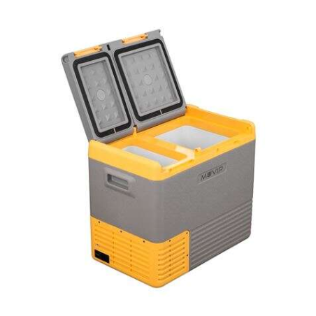 Muvip Réfrigérateur Portable avec Compresseur 40 Litres Double Zone - Poignées de Transport - Compresseur Silencieux - Coloris G