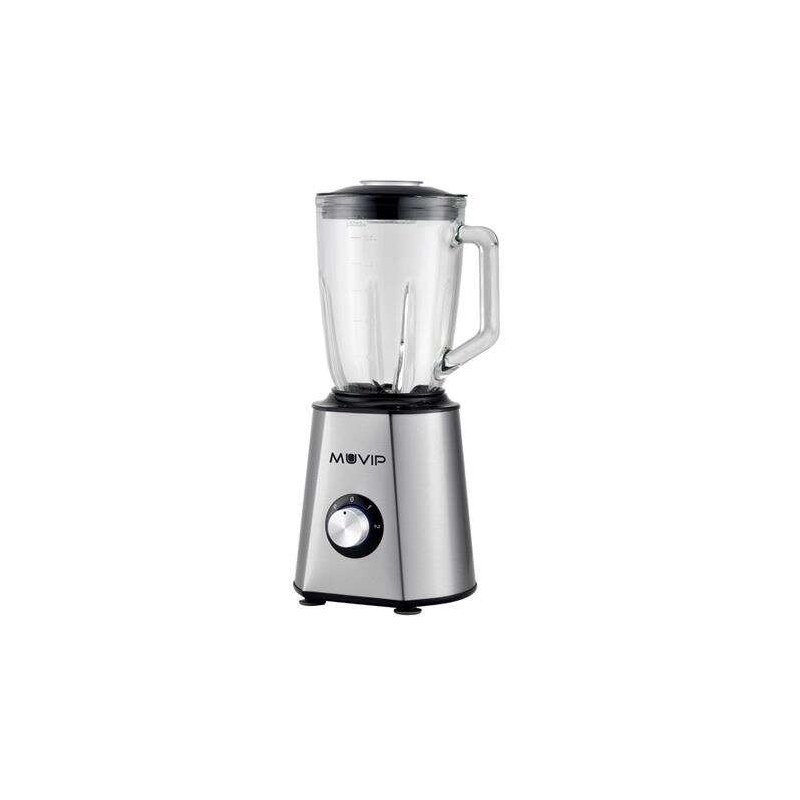 Tasse en verre pour mixeur inoxydable Muvip 1500W 1,5 litres