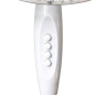 Ventilateur sur pied 40 cm 45 W blanc 3 vitesses base renforcée Ventilateur sur pied 40 cm 45 W blanc 3 vitesses base renforcée