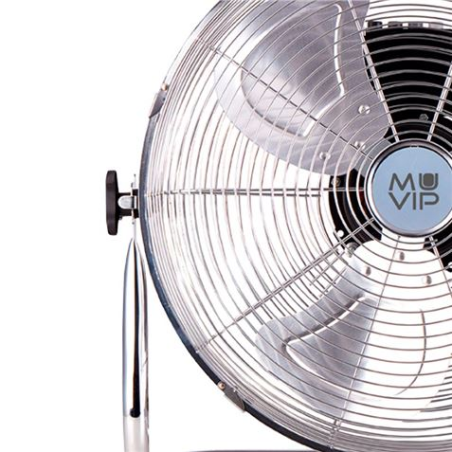 Ventilateur de sol industriel Muvip 55 W 3 vitesses argenté
