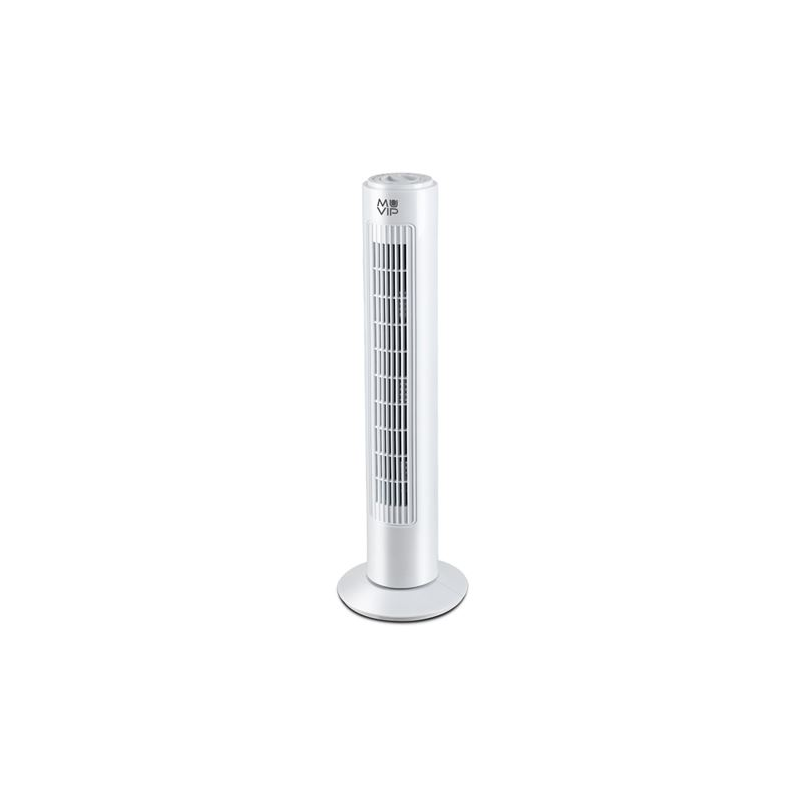 Ventilateur Tour Muvip - 50W - 3 Vitesses - Couleur Blanc