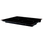 Cuisinière à induction double Muvip 7200 W - 9 niveaux de puissance - Convient pour une installation encastrable ou sur table -