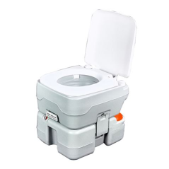 Toilette Chimique Portative Muvip 15 Litres avec Niveau - Couleur Blanc