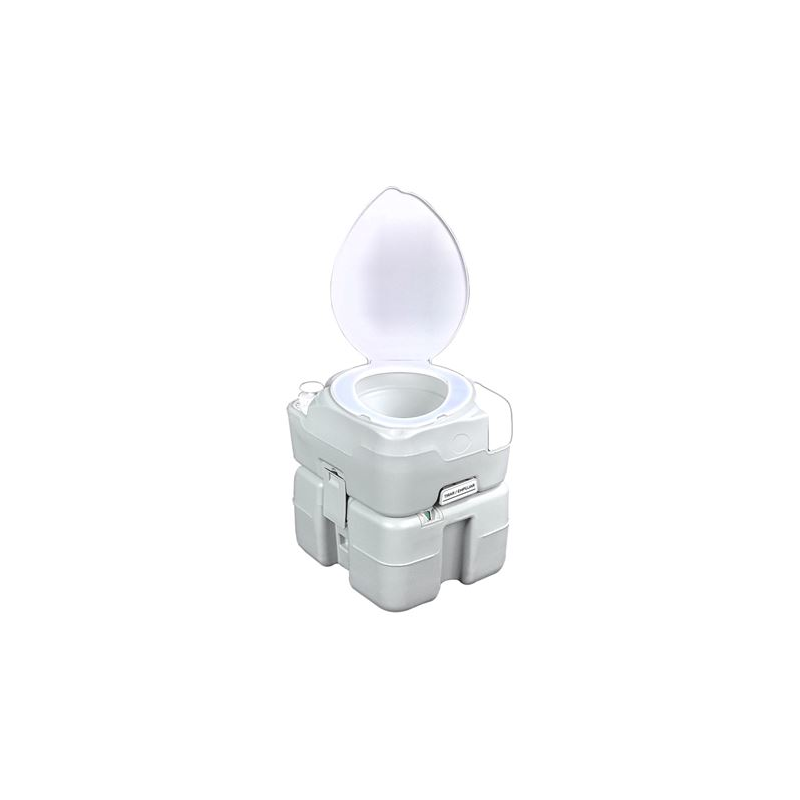 Toilette Chimique Portative Muvip 20 Litres Diagonale avec Niveau - Couleur Blanc
