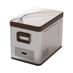 Réfrigérateur à compresseur portable Muvip 41 litres - Température entre -20º et +20º - 60 W - Double zone - Poignées de transpo