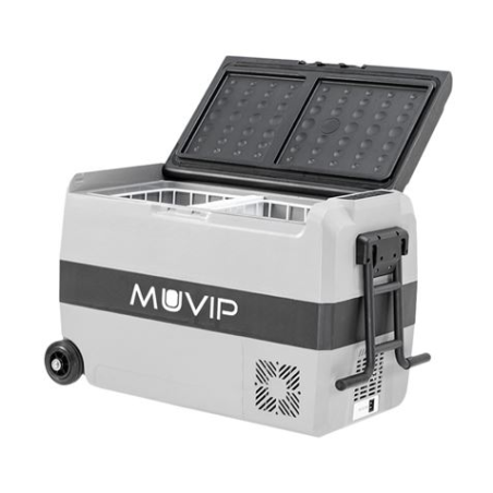 Réfrigérateur à compresseur portable Muvip 44 litres - Température entre -20º et +20º - 80 W - Double zone - Poignées de transpo