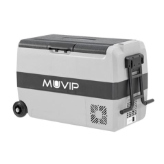 Réfrigérateur à compresseur portable Muvip 44 litres - Température entre -20º et +20º - 80 W - Double zone - Poignées de transpo