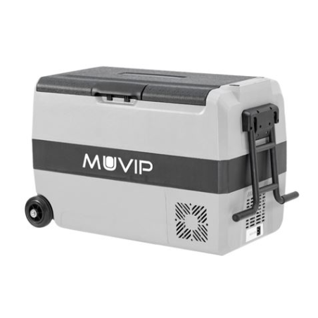 Réfrigérateur à compresseur portable Muvip 44 litres - Température entre -20º et +20º - 80 W - Double zone - Poignées de transpo